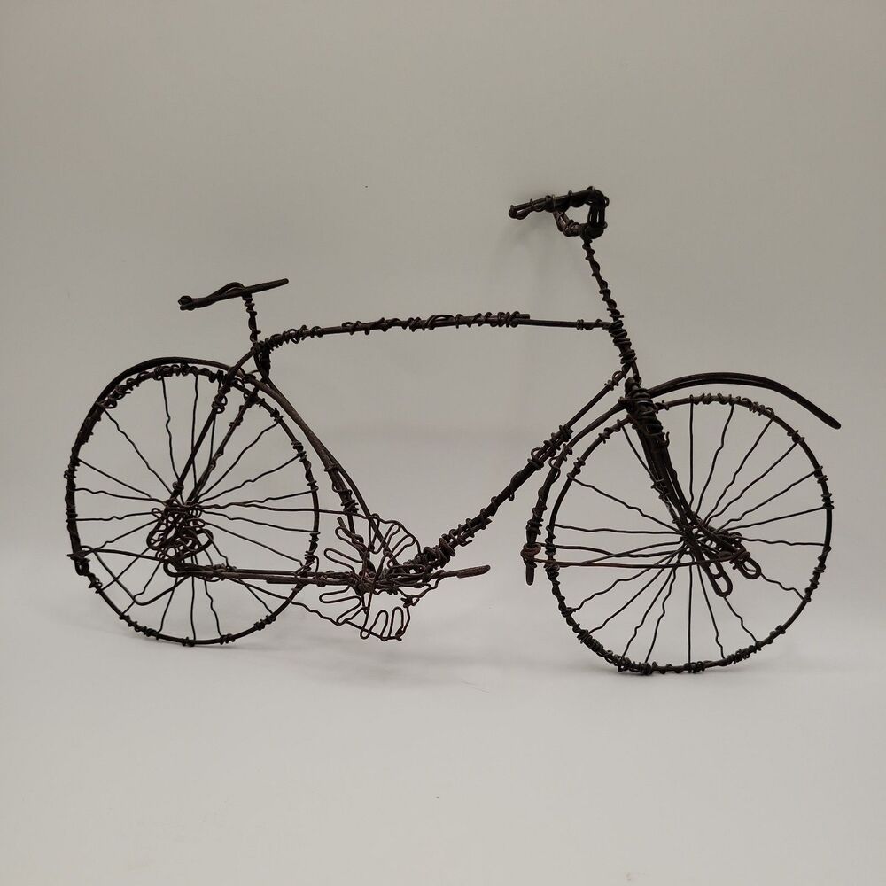 Handmade Wire Bicycle Sculpture | Unique Home Decor |South African Artisan Craft